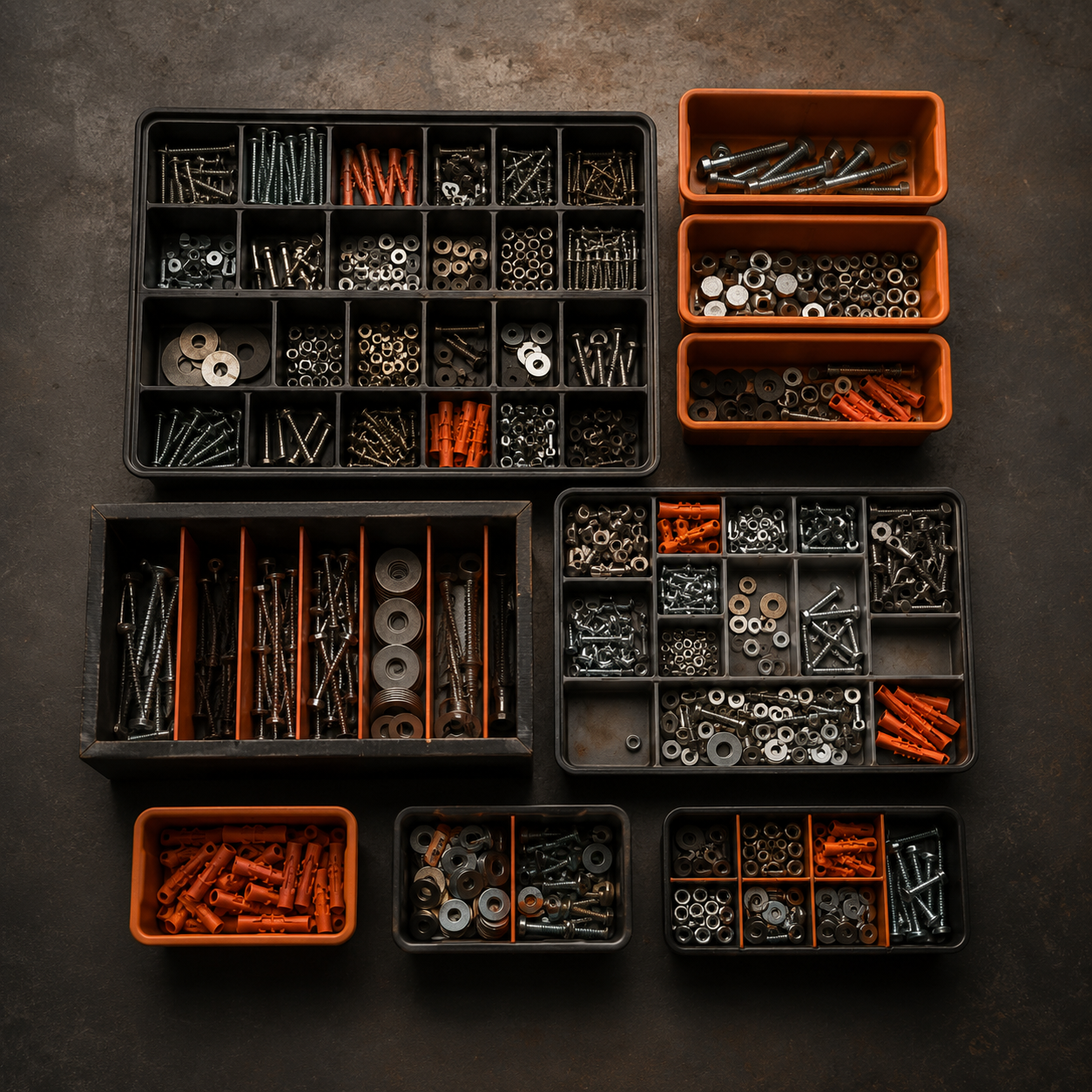 Full Bench Organisation Vault — Organise the whole bench in one order.